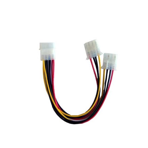 iMicro POW-ADT-4PY 12inch 4Pin Molex Male to 2x 4Pin Molex Female Splitter Cable