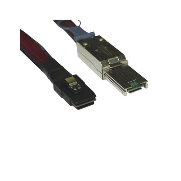 iMicro S8088E-2-8087I 2.0m Mini-SAS (SFF-8088) Male External to Mini-SAS (SFF-8087) Male Internal Cable