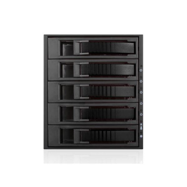 iStarUSA BPU-350HD-BLACK 3x 5.25 to 5x 3.5/ 2.5 inch 12Gb/s HDD SSD Hot-swap Rack