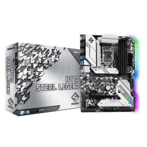 ASROCK H470 STEEL LEGEND Socket LGA1200/ Intel H470/ Quad CrossFireX/ DDR4/ SATA3&USB3.2/ M.2/ ATX Motherboard