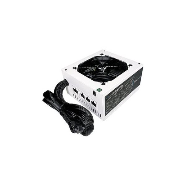 Apevia ATX-ES600WH 600W Essence series Power Supply (White)