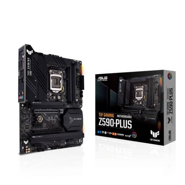 Asus TUF GAMING Z590-PLUS Socket LGA1200/ Intel Z590/ DDR4/ SATA3&USB3.2/ M.2/ ATX Motherboard