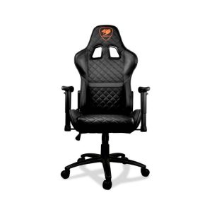 COUGAR Armor One (Black) 180 degree continuous recling full steel frame 260 lbs capacity gaming chair