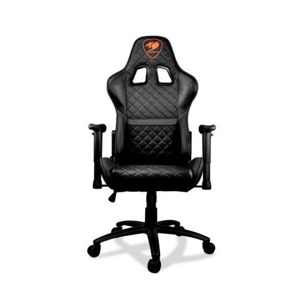 COUGAR Armor One (Black) 180 degree continuous recling full steel frame 260 lbs capacity gaming chair