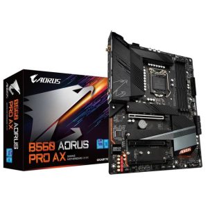 GIGABYTE B560 AORUS PRO AX Socket LGA1200/ Intel B560/ DDR4/ Quad-GPU & 2-Way CrossFire/ SATA3&USB3.2/ M.2/ WiFi&Bluetooth/ ATX Motherboard