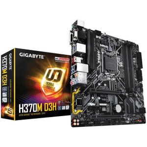 GIGABYTE H370M D3H GSM LGA1151/ Intel H370/ DDR4/ Quad-GPU CrossFireX/ SATA3&USB3.1/ M.2/ A&GbE/ MicroATX Motherboard