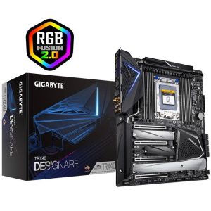 GIGABYTE TRX40 DESIGNARE Socket sTRX4/ AMD TRX40/ DDR4/ 4-Way CrossFire & 4-Way SLI/ SATA3&USB3.2/ M.2/ WiFi/ Bluetooth/ XL-ATX Motherboard