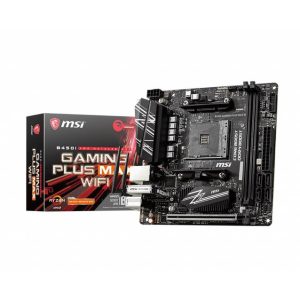 MSI B450I GAMING PLUS MAX WIFI Socket AM4/ AMD B450/ DDR4/ SATA3&USB3.2/ M.2/ WiFi&Bluetooth/ Mini-ITX Motherboard