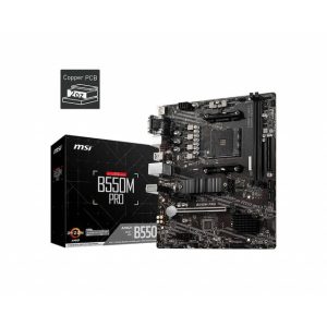 MSI B550M PRO Socket AM4/ AMD B550/ DDR4/ SATA3&USB3.2/ M.2/ M-ATX Motherboard