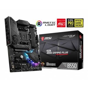 MSI MPG B550 GAMING PLUS Socket AM4/ AMD B550/ DDR4/ 2-Way CrossFire/ SATA3&USB3.2/ M.2/ ATX Motherboard