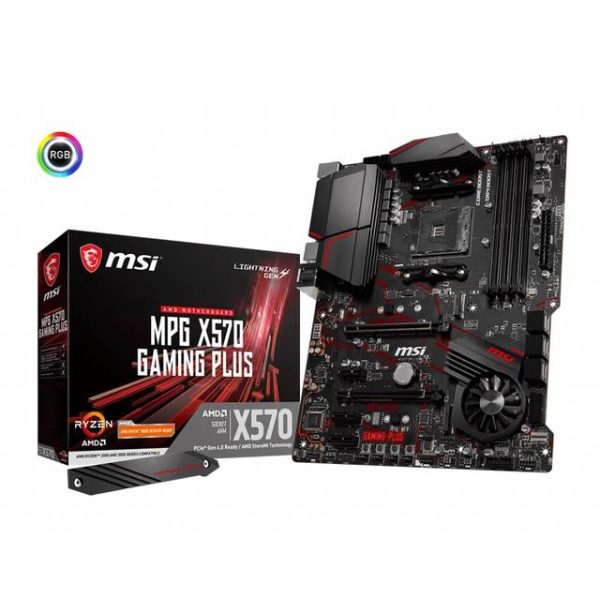 MSI MPG X570 GAMING PLUS Socket AM4/ AMD X570/ DDR4/ SATA3&USB3.2/ PCIE 4.0/ M.2/ A&GbE/ HDMI ATX Motherboard