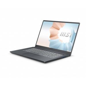 MSI Modern 15 A11M-221 15.6 inch Intel Core i7-1165G7 1.2-4.7GHz/ 16GB(8G*2) DDR4/ 512GB NVMe SSD/ Intel Iris Xe/ USB3.2/ Windows 10 Laptop (Carbon Gray)