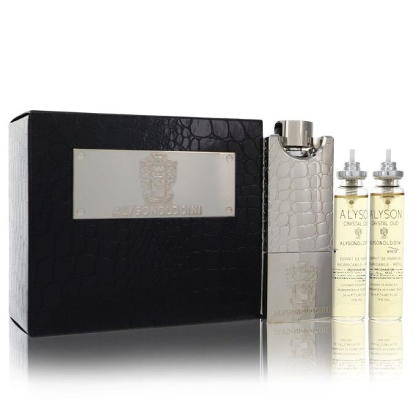 Alyson Oldoini Crystal Oud Cologne By Alyson Oldoini Eau De Parfum Refillable Spray Includes 3 x 20ml Refills and Refillable Atomizer