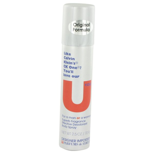 Designer Imposters U You Perfume By Parfums De Coeur Deodorant Body Spray (Unisex)