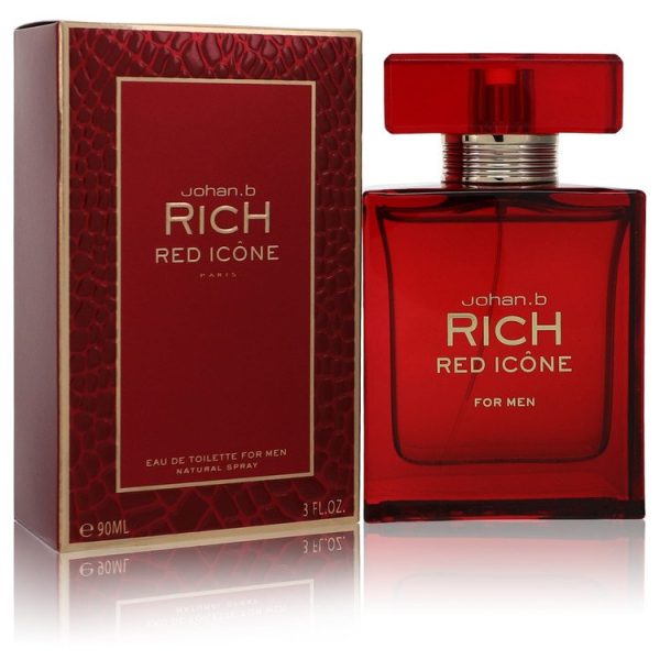 Johan B Rich Red Icone Cologne By Johan B Eau De Toilette Spray