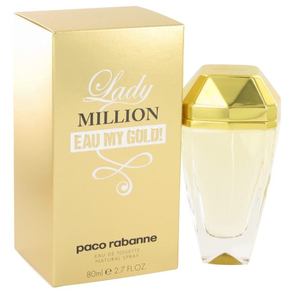 Lady Million Eau My Gold Perfume By Paco Rabanne Eau De Toilette Spray