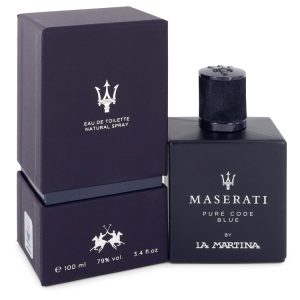 Maserati Pure Code Blue Cologne By La Martina Eau De Toilette Spray