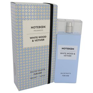 Notebook White Wood & Vetiver Cologne By Selectiva SPA Eau De Toilette Spray