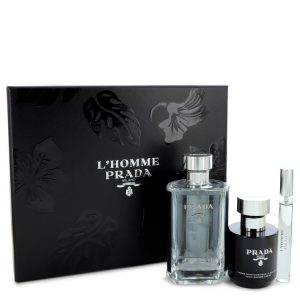 Prada L'homme Cologne By Prada Gift Set