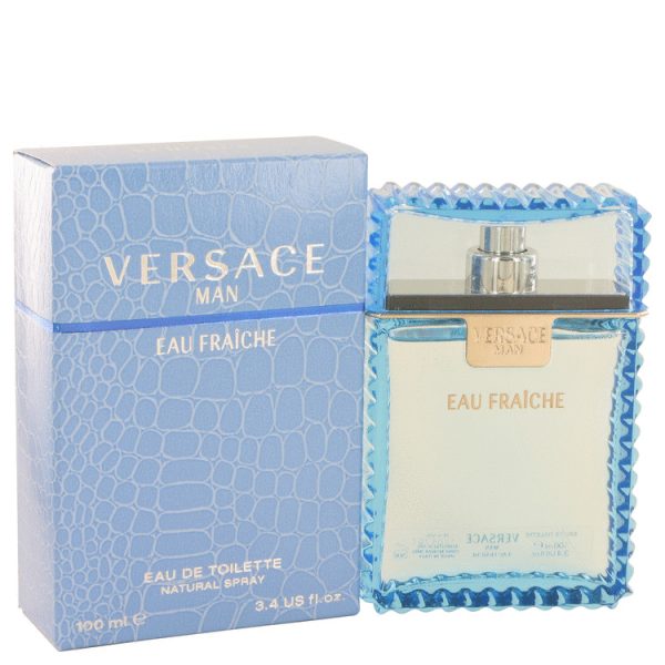 Versace Man Cologne By Versace Eau Fraiche Eau De Toilette Spray (Blue)