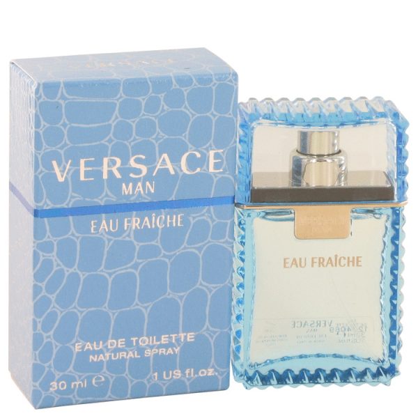 Versace Man Cologne By Versace Eau Fraiche Eau De Toilette Spray (Blue)