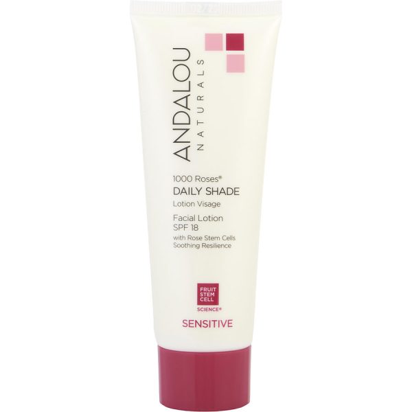 1000 Roses Daily Shade Facial Lotion SPF 18 --80ml/2.7oz - Andalou Naturals by Andalou Naturals