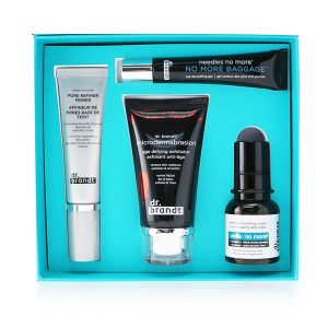 25 Years Of Dr. Brandt Kit: Microdermabrasion 60g+ Wrinkle Smoothing Cream 15g+ Pore Refiner Primer 30ml+ No More Baggage 15g  --4pcs - Dr. Brandt by Dr. Brandt