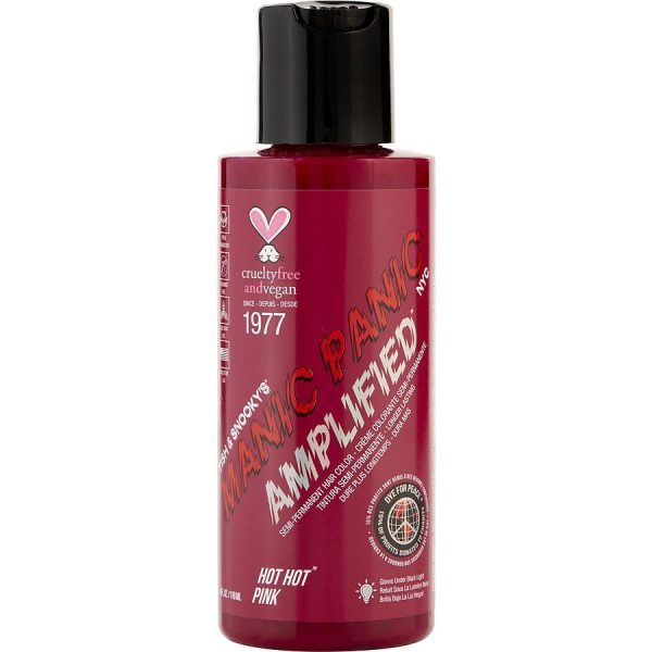 AMPLIFIED FORMULA SEMI-PERMANENT HAIR COLOR - # HOT HOT PINK 4 OZ - MANIC PANIC by Manic Panic