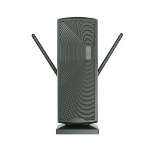 ANTOP Antenna Inc. AT-405BV DG AT-405BV Smartpass-Amplified Mini Tower Indoor/Outdoor HDTV Antenna (Dark Gray)