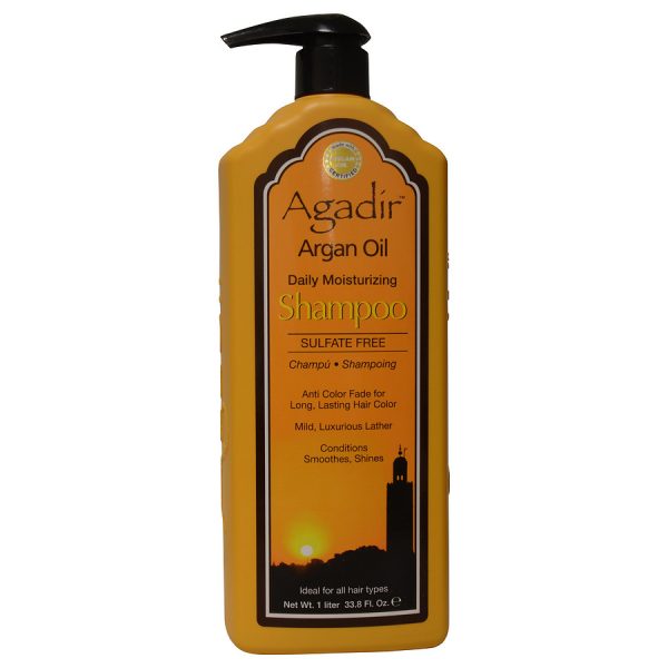 ARGAN OIL DAILY MOISTURIZING SHAMPOO SULFATE FREE 33.8 OZ - AGADIR by Agadir