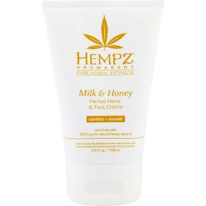 AROMABODY MILK & HONEY HERBAL HAND & FOOT CREME 3.4 OZ - HEMPZ by Hempz