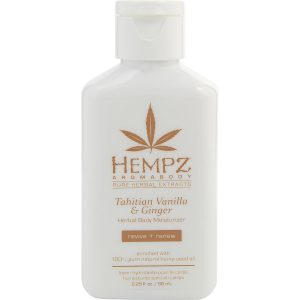 AROMABODY TAHITIAN VANILLA & GINGER HERBAL BODY MOISTURIZER 2.25 OZ - HEMPZ by Hempz