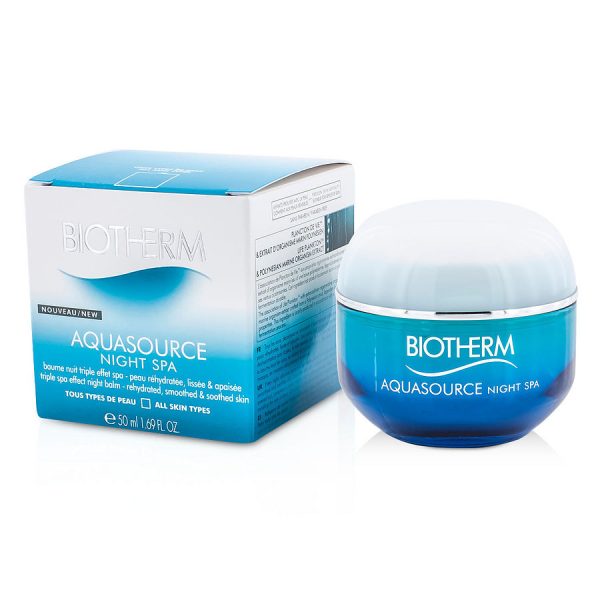 Aquasource Night SPA Triple Spa Effect Night Balm (All Skin Types)  --50ml/1.69oz - Biotherm by BIOTHERM