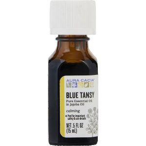 BLUE TANSY IN JOJOBA OIL 0.5 OZ - ESSENTIAL OILS AURA CACIA by Aura Cacia