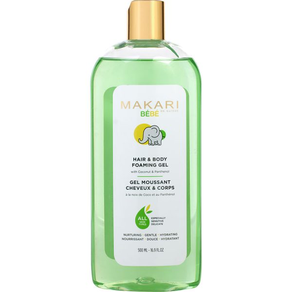 Baby Body & Hair Foaming Gel --500ml/16.9oz - Makari by Makari