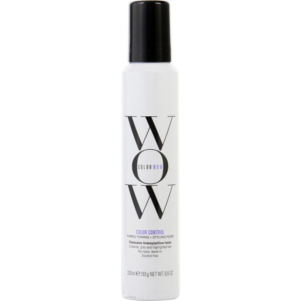 COLOR CONTROL TONING + STYLING FOAM - PURPLE 6.8 OZ - COLOR WOW by Color Wow