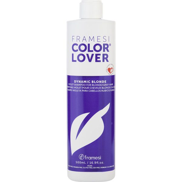 COLOR LOVER DYNAMIC BLONDE PURPLE SHAMPOO 16.9 OZ - FRAMESI by Framesi