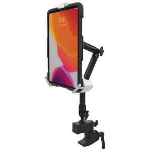 CTA Digital PAD-CFDCMS2 Custom Flex Security Desk Clamp Mount with Tri-Grip Holder for 7-Inch to 14-Inch Tablets