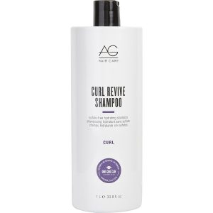 CURL REVIVE SULFATE-FREE HYDRATING SHAMPOO 33.8 OZ - AG HAIR CARE by AG Hair Care