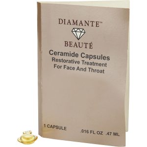 Ceramide Restorative Treatment For Face & Throat Capsules--Sample Size - Diamante Beaute by Diamante Beaute