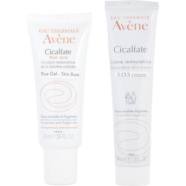 Cicalfate Set: Cicalfate S.O.S. Cream 40ml + Blue Gel 40ml --2pcs1. - Avene by Avene