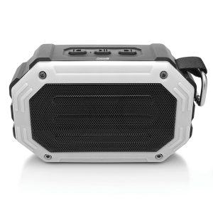 Coleman CBT30-GY Aktiv Sounds CBT30 5-Watt Waterproof Bluetooth Rechargeable Mini Speaker with Carabiner Clip (Gray)