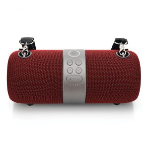 Coleman CBT60-R CBT60 14-Watt Waterproof True Wireless Stereo Bluetooth Rechargeable Speaker with Power Bank and Shoulder Strap (Red)