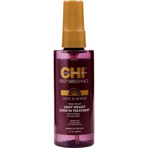 DEEP BRILLIANCE OLIVE & MONOI SHINE SERUM LIGHTWEIGHT LEAVE-IN TREATMENT 3 OZ - CHI by CHI