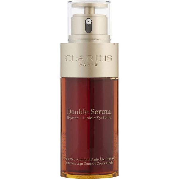 Double Serum (Hydric + Lipidic System) Complete Age Control Concentrate --75ml/2.5oz - Clarins by Clarins