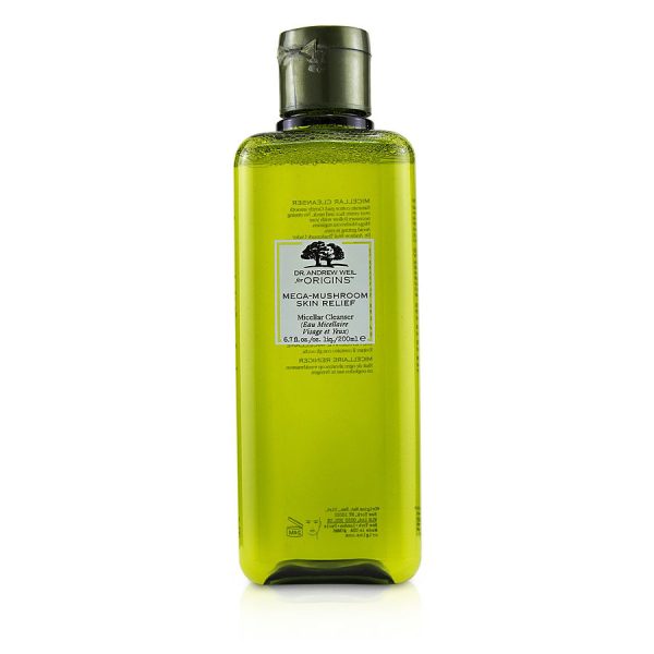 Dr. Andrew Mega-Mushroom Skin Relief Micellar Cleanser (For Sensitive Skin)  --200ml/6.7oz - Origins by Origins