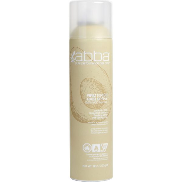 FIRM FINISH HAIR SPRAY AEROSOL 8 OZ (NEW PACKAGING) - ABBA by ABBA Pure & Natural Hair Care