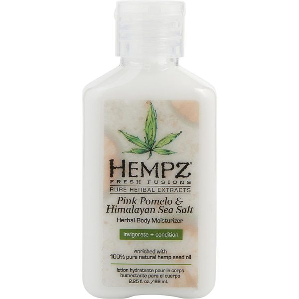 FRESH FUSIONS PINK POMELO & HIMALAYAN SEA SALT HERBAL BODY MOISTURIZER 2.25 OZ - HEMPZ by Hempz