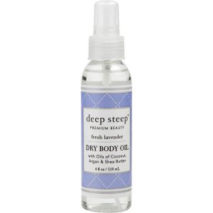 FRESH LAVENDER DRY BODY OIL 4 OZ - DEEP STEEP by Deep Steep