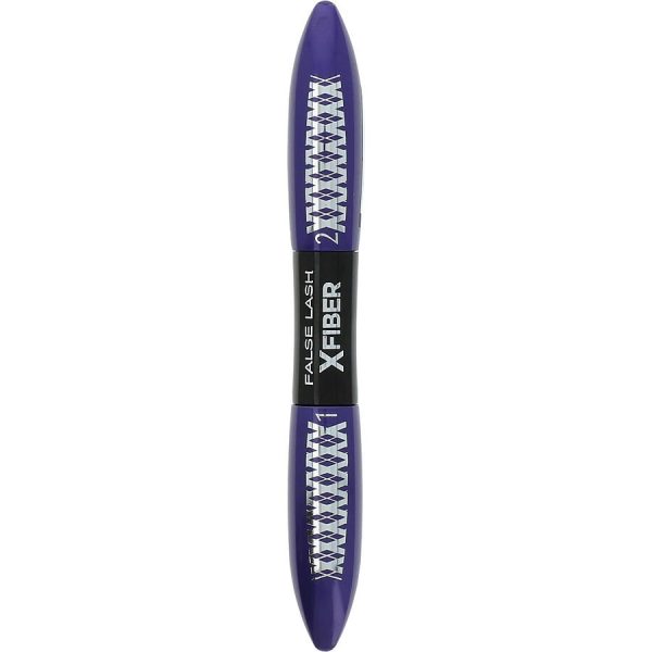 False Lash X Fiber Superstar Mascara - Xtreme Black --2x6.5ml/0.21oz - L'OREAL by L'Oreal